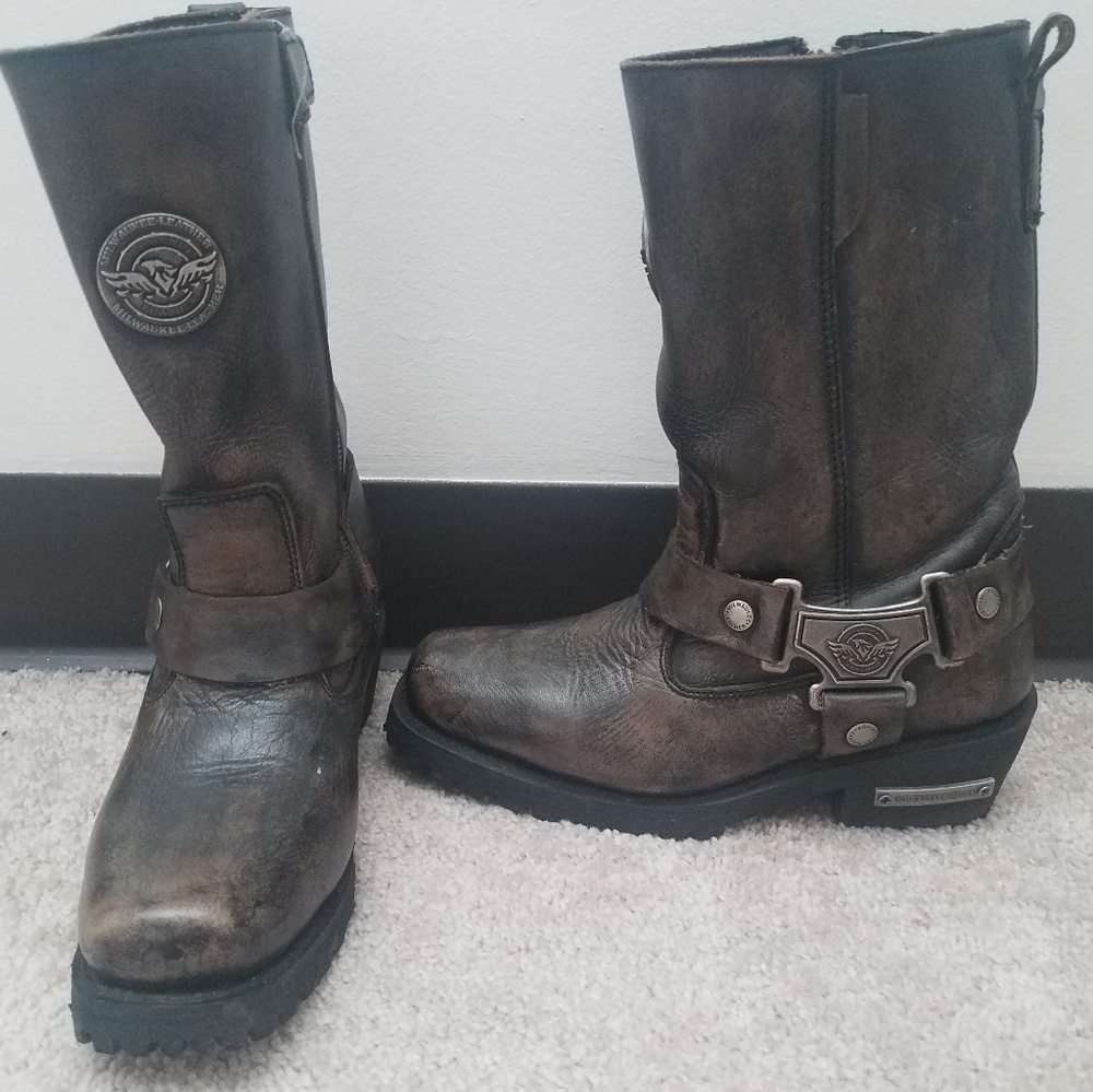 Milwaukee leather boots